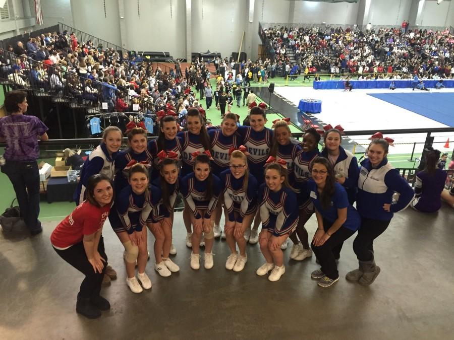 CRHS Cheers Way to Top Ten at States