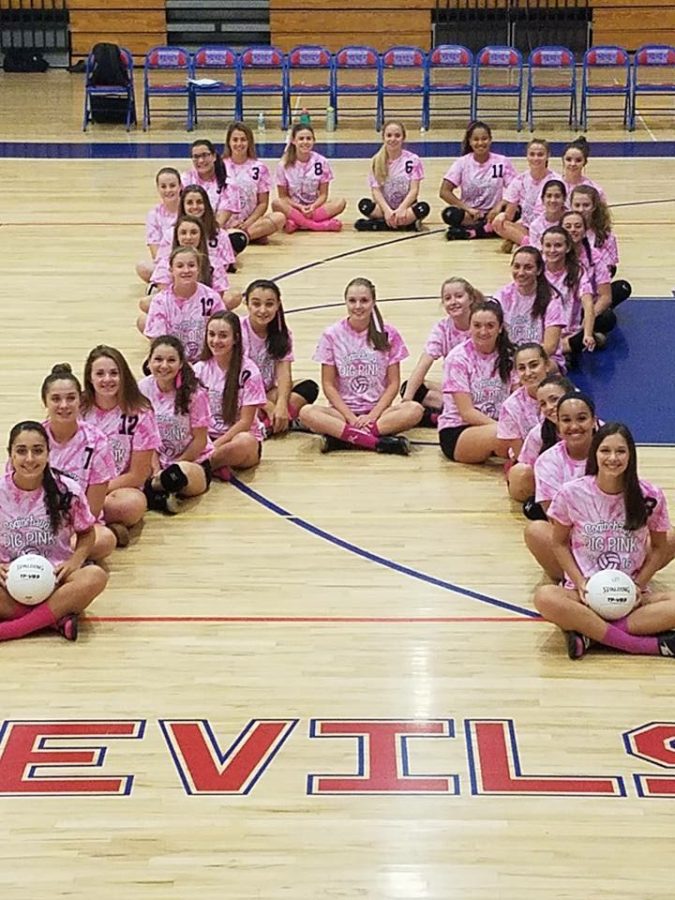 PRESS RELEASE: Girls Volleyball Dig Pink Night