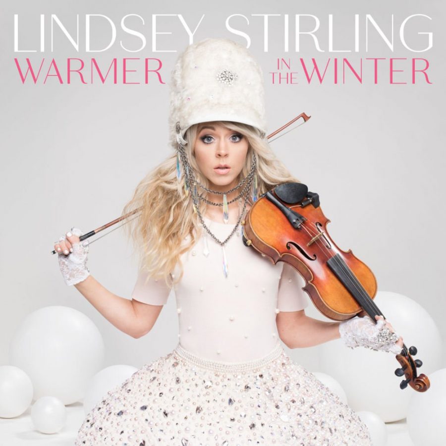 Lindsey Stirlings album cover for Warmer in the Winter