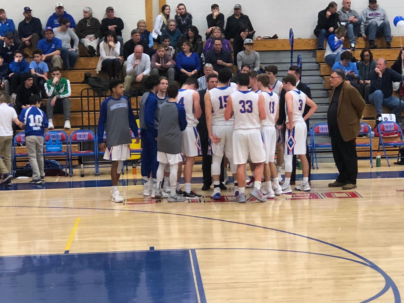 Boys Basketball and Cheerleading Host 2018 Senior Night