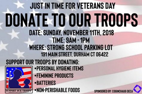 Items Needed for Veterans Day Community Drive