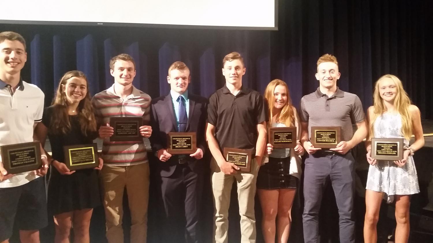 MVP Award Athletes from the Spring Sports Banquet – CRHS News