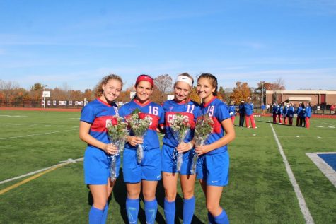 CRHS Girls Soccer Dominates on Senior Night