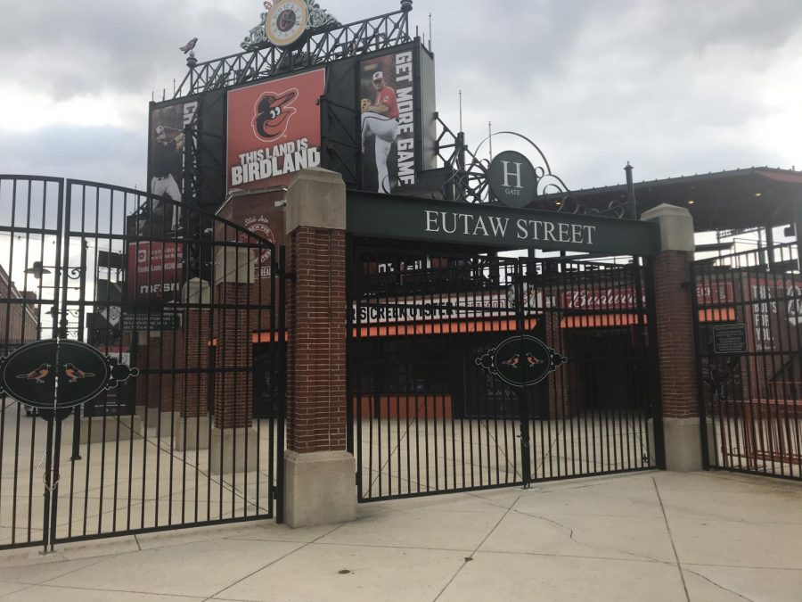 Camden Yards Panorama - Baltimore Orioles - Eutaw St Entrance